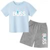 Summer Kids Clothes Boys/Girls Preschool Brand T-shirt Short Sleeved Top+Shorts Party Travel Sports Sunshine Charming Casual Set