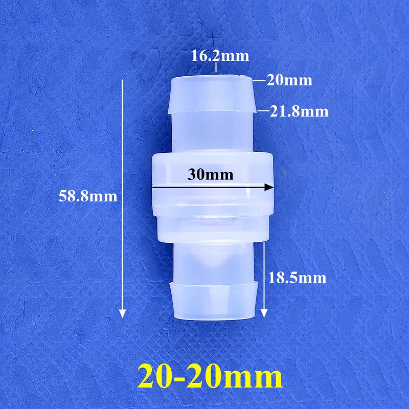 Plastový zpětný ventil s ostnem - Malý zpětný uzávěr pro vodu a kapaliny