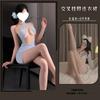 Open chest seduction dress pajamas passion fun underwear sexy perspective hip wrap secretary uniform sexy backless
