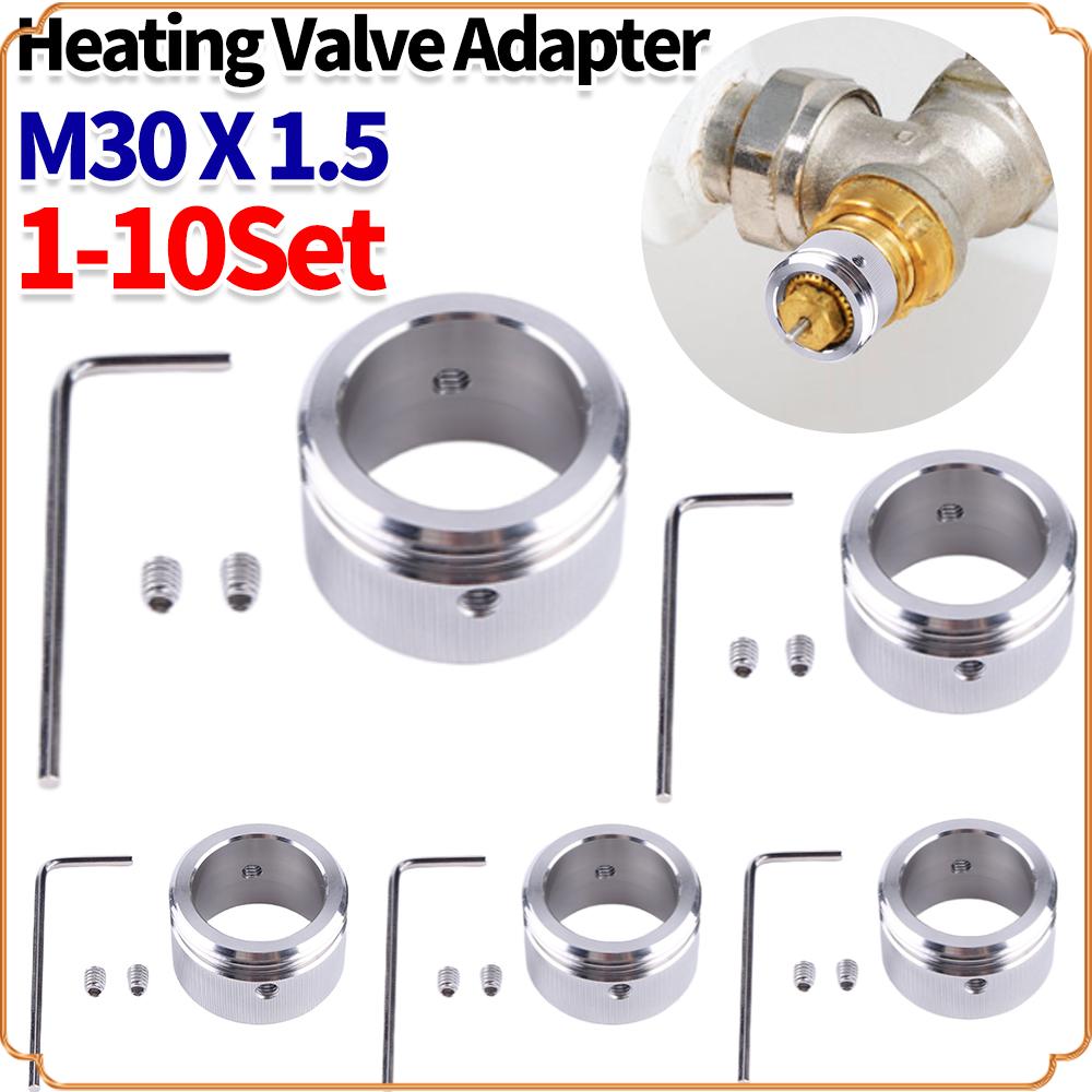 M30 X 1.5 Radiator Valve Thermostat Head With StripsRadiator Thermostat Adapter Radiator Accessories for Ra Rav Ravl Valve