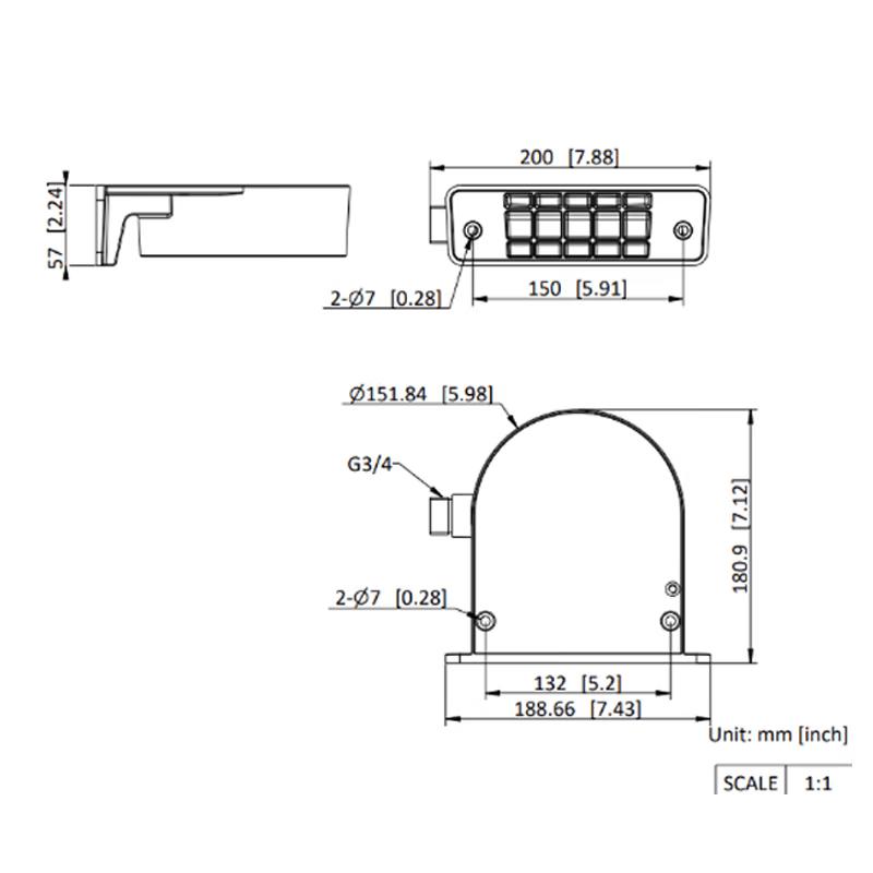 HIKVISION Explosion-Proof Camera Mounting Bracket CN plug (adapter included)