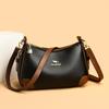 Simple Women's Messenger Bag, Casual Crossbody Bag, Fashionable Messenger Bag, Soft PU Leather Handbag, Suitable for Daily Use and Shopping