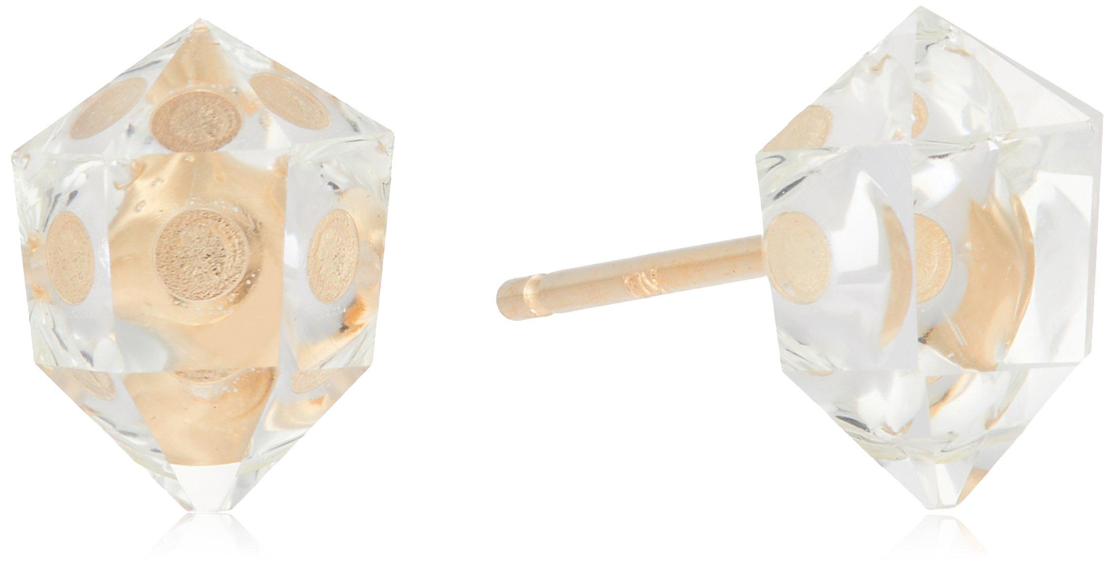 

[Official] ESTELLE Women s Earrings, 10K Yellow Gold with Quartz (M), 0222-5872-0011-0000