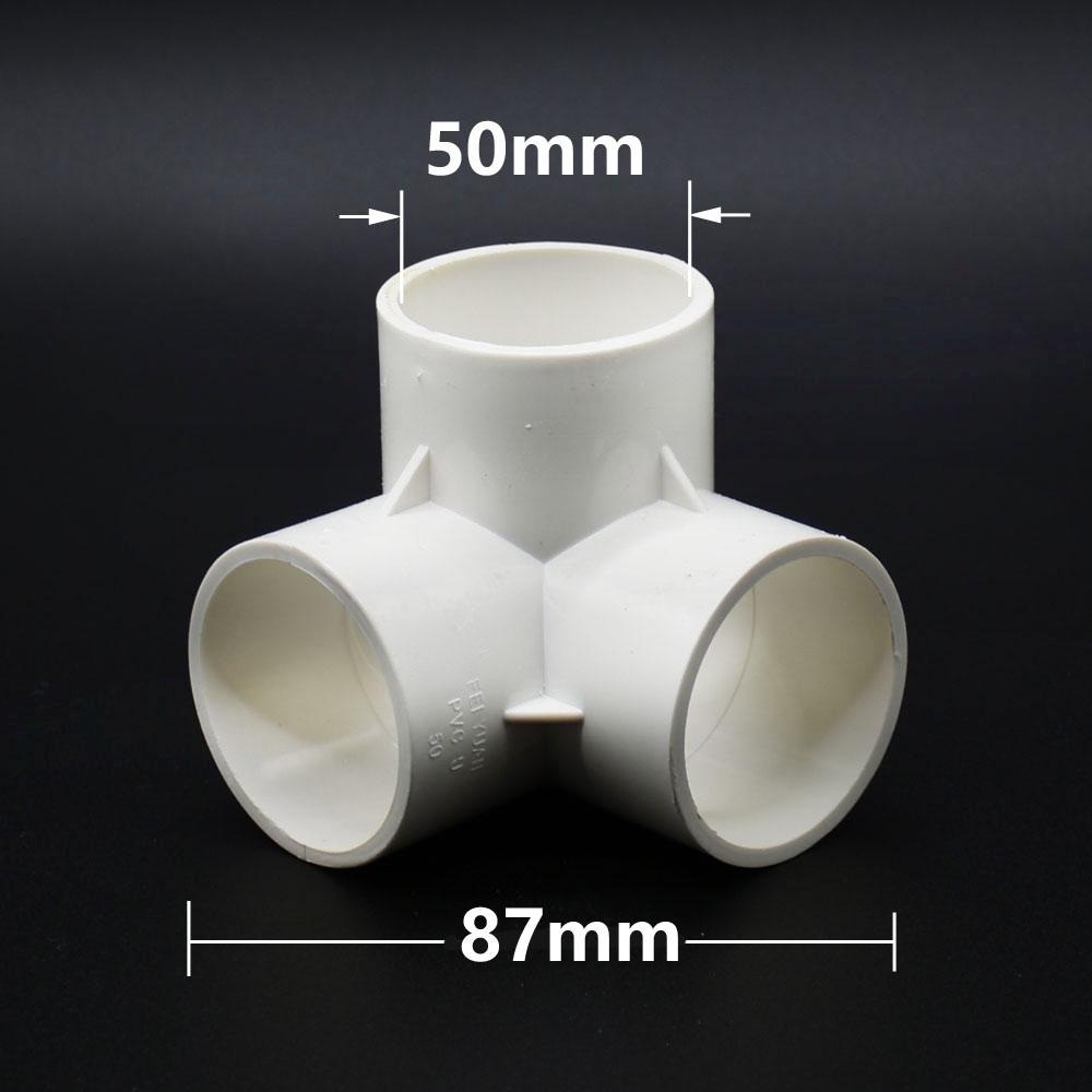 20/25/32/50mm PVC Connector 3/4/5-way Plastic Coupler Three-DimensionalWater Supply Pipe Fittings DN15/20/25/40