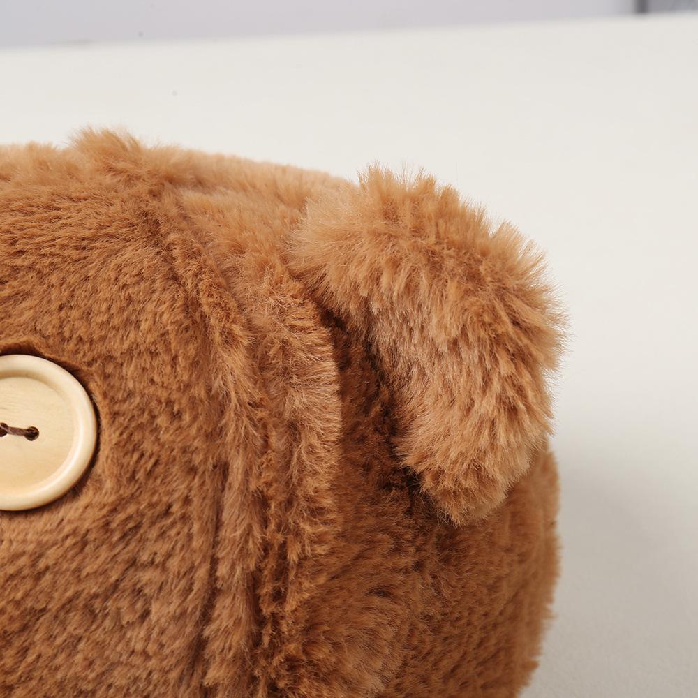 New fashionable three-dimensional ear decoration cute bear decorative baseball cap autumn and winter warm windproof cap