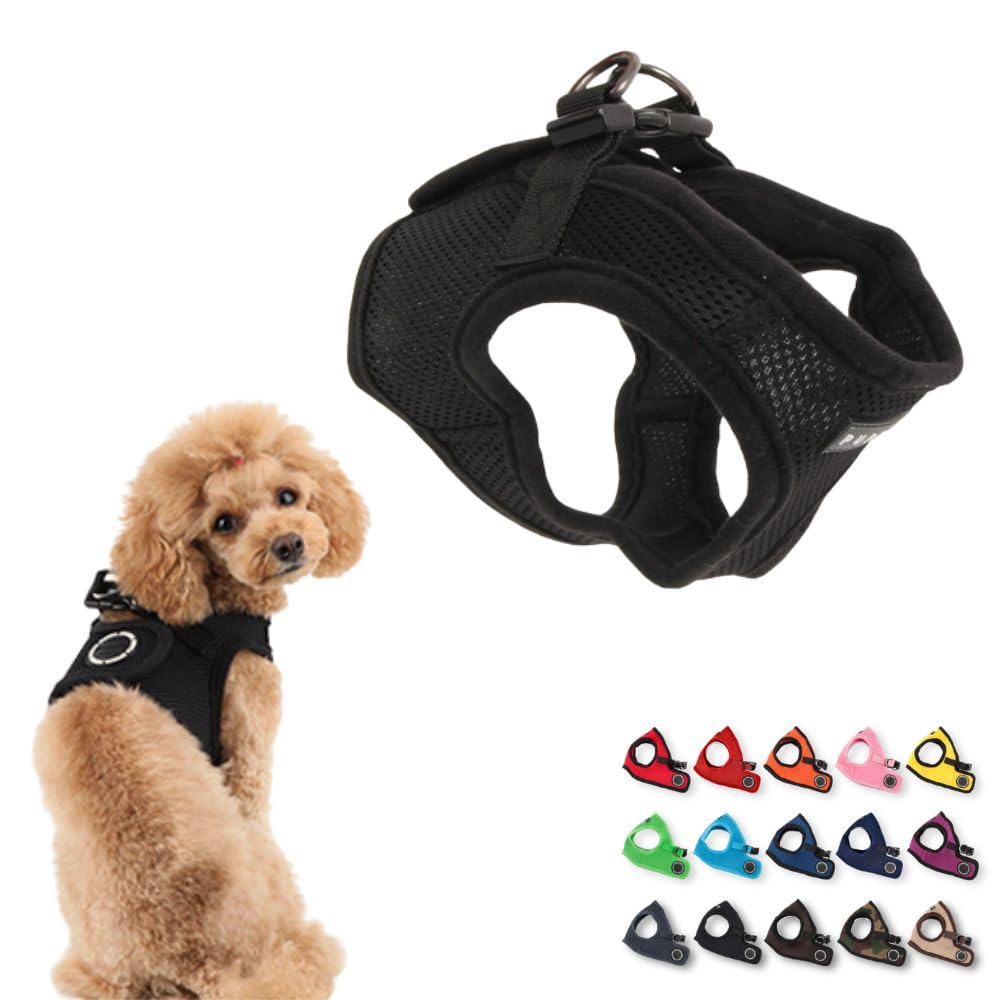 

PUPPIA Dog Harness for Extra and Large Dogs Soft Harness B Functional Harness Size Small, Small, Medium, - - (Black, 6) XXL) чёрный