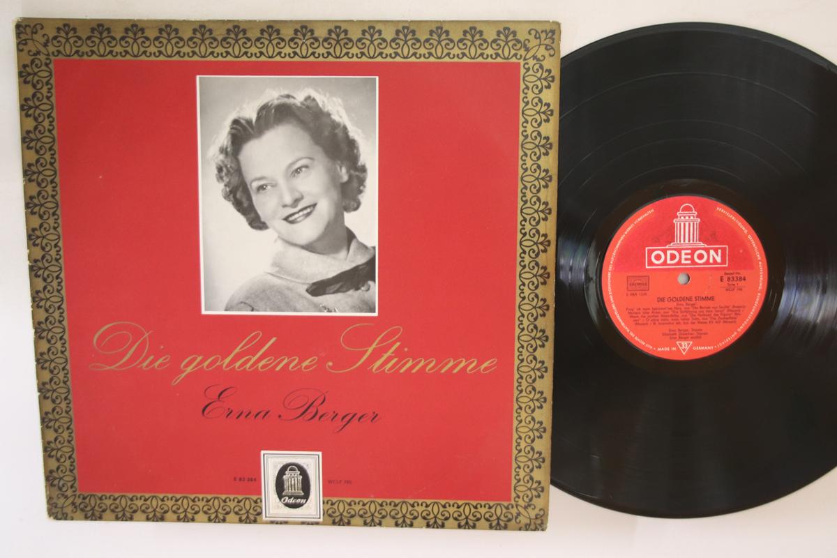 

LP Record ERNA BERGER - Die Goldene Stimme E83384 ODEON Germany Classical Used