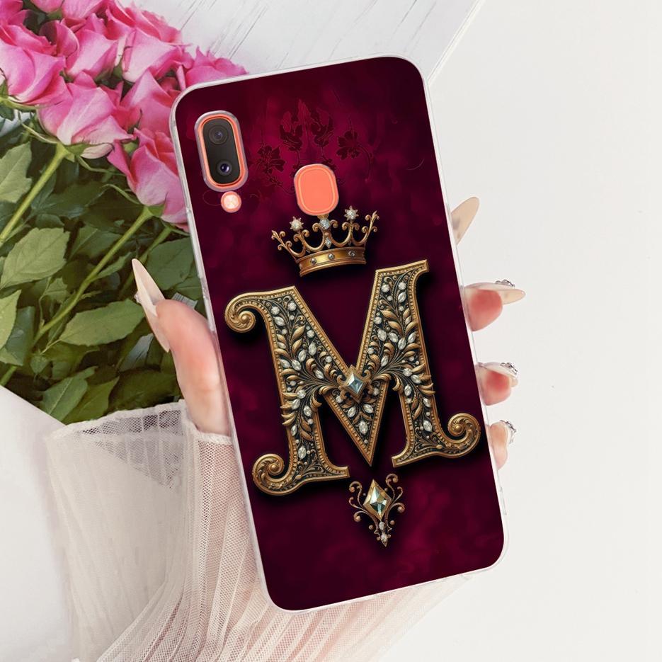 For Samsung Galaxy A20e Case SM-A202F Cute Crown Letters Cover Soft Slim Phone Case For Samsung A20 A 20e 20 S Galaxy A20s Shell