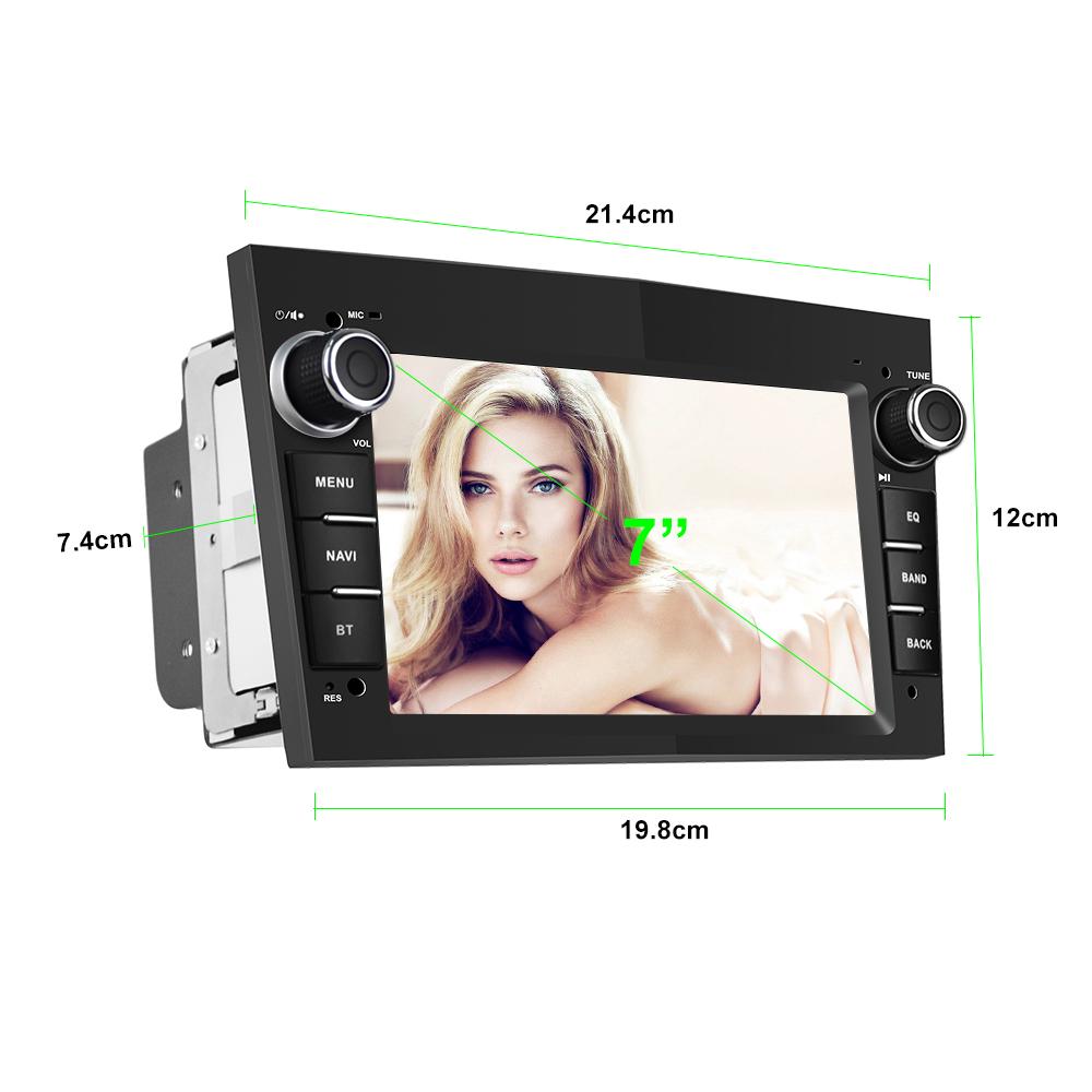 Podofo Автомагнітола Android 8.1 для Opel 7" Android радіо плеєр підтримка Mirror Link GPS WIFI камера заднього виду автомобільний відеореєстратор управління з керма FM Bluetooth