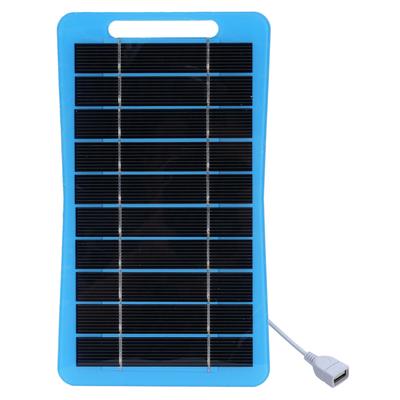 Solární nabíječka 5W 5V Monokrystalický křemík Lehký Přenosný Solární panel s rukojetí pro