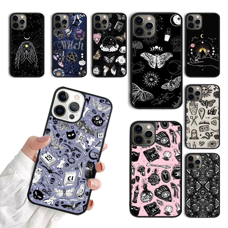 Witchy Goth Magic Phone Case For iPhone 17 Air 15 16 16e 11 12 13 14 Pro Max Cover For iPhone 17 Air Max Plus coque Fundas