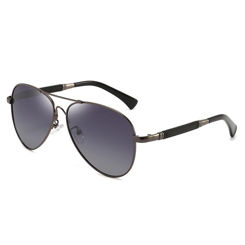 Tiktok Live Broadcast Memory Titanium Alloy Color Changing Toads Sunglasses Men's Polarized Glasses Driving Cross-border Hot Sale