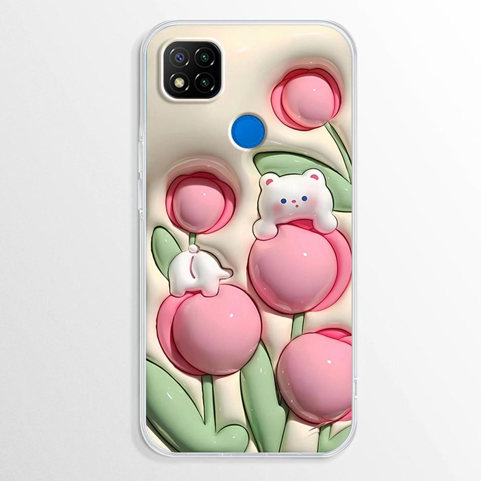 For Xiaomi Redmi 10A Case Fashion Marble Clear Silicon Soft TPU Cover Coque For Xiaomi Redmi 10A 10 A 6.53'' Phone Cases Fundas