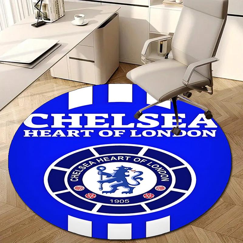 1pc Football Team (40) Design Printed Area Round Carpet for Bedroom Living Room Home Decor Rugs Mat Non Slip Mat Rug for Bedside