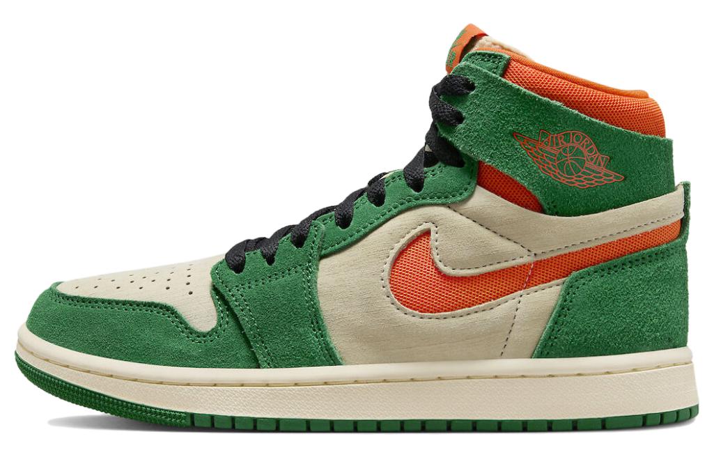 

Jordan 1 High Zoom Air Cmft 2 Pine Green Orange Blaze Women s DV1305-308 38.5