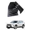Custom Accessories for the New RAV4 50 Series 2019 December Aluminum Brake and Accelerator Pedal Covers Easy Interior Parts Pedal Black Uxi.Shop