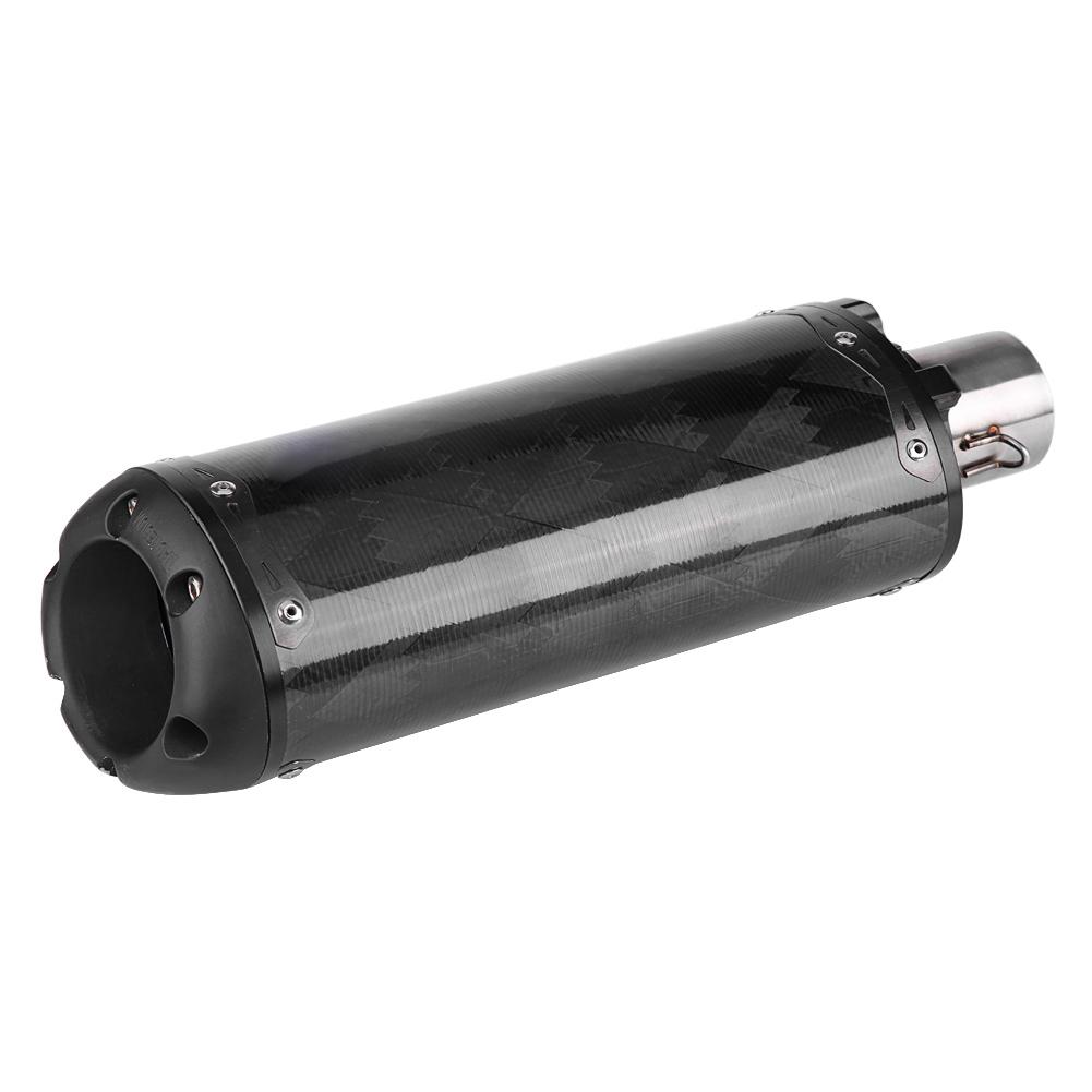 Motorcycle Carbon Fiber Exhaust Muffler Tailpipe for USA Two Brothers HONDA YAMAHA SUZUKI(#1)
