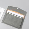 Document Bag A4 Envelope Folder Soft Faux Leather File Folder with Pen Insert