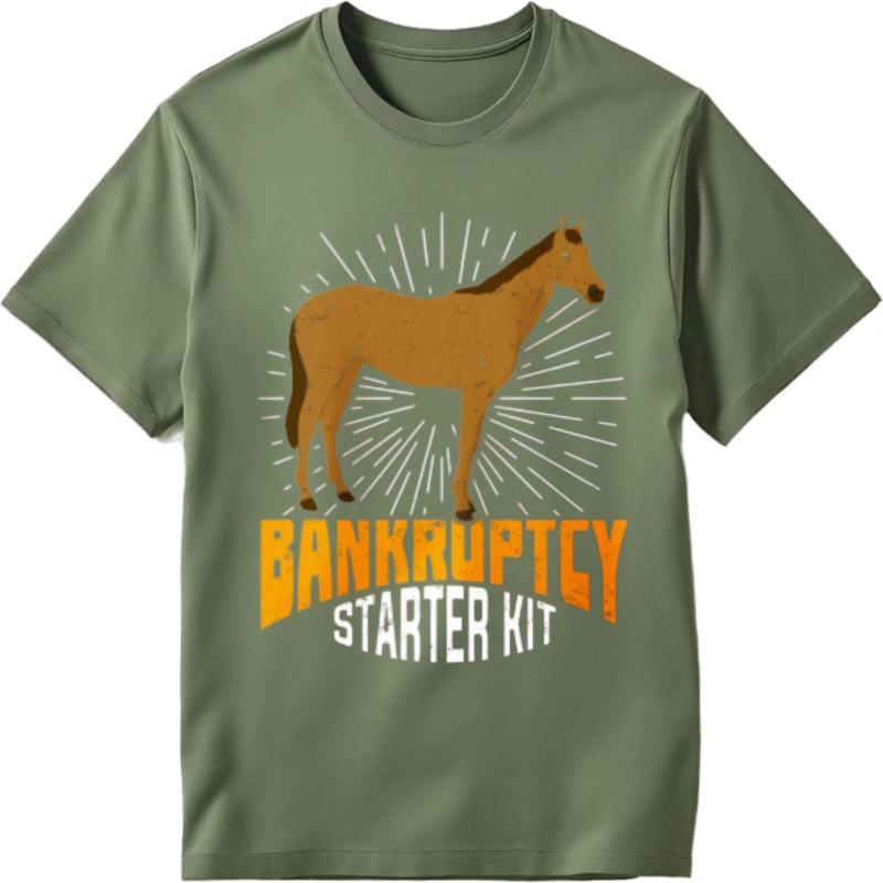 

Funny tshirt Solid Color Unisex short sleeve tshirt unisex Horse With Radiating Lines And Text Fashionable For man Teeshirt 4XL