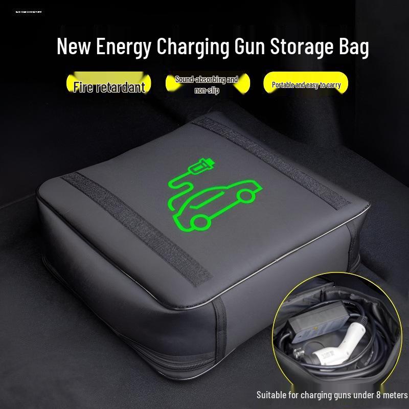 Xiaopeng P5 Charging Cable Organizer: Portable Storage Bag for EV Accessories