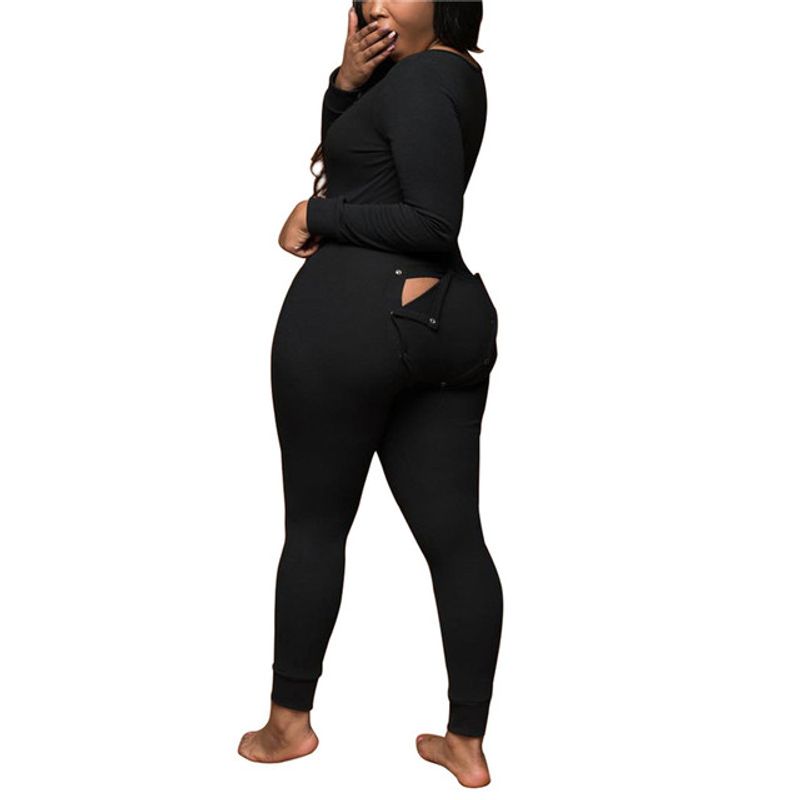 

Home Clothes Long Sleeved Jumpsuit Pajamas Homewear Long Sleeve Jumpsuit C S