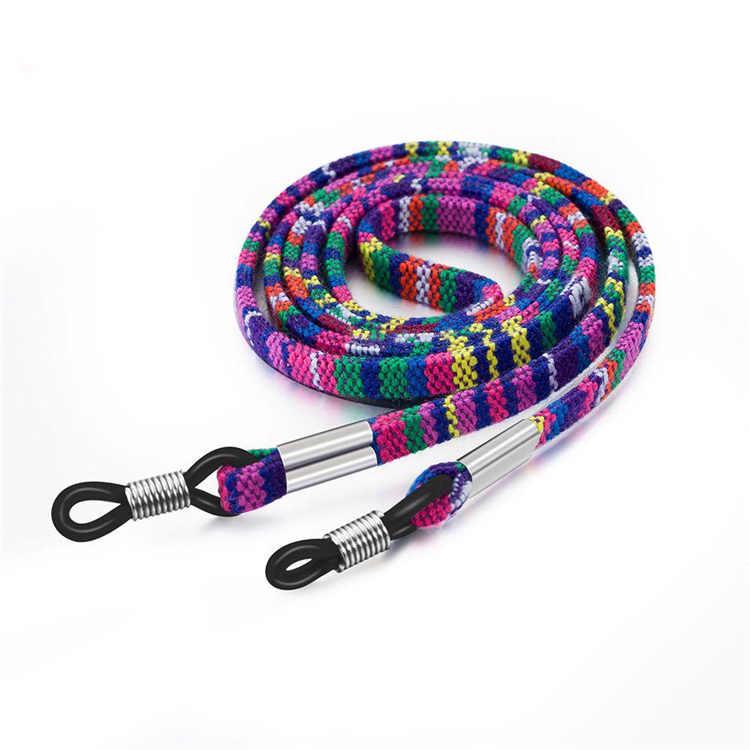 Wide DIY Eyeglass Sunglasses Cord Strap Ethnic Style Cotton Eyewear Lanyard Holder Rope Glasses Chain Neck