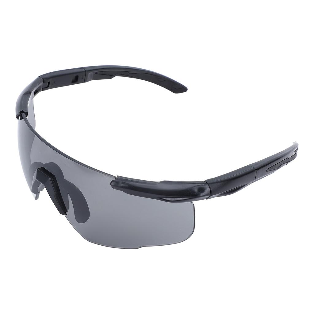 Sportsonnenbrille Winddicht Hochtemperaturbeständig HD-Linse Radfahren Laufen Angeln Brille Schwarz