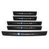 T24Car Threshold Stickers Door Sill Anti-scratch Strip Decals for Volkswagen CC Passat Jetta Beetle Tiguan Touran Sagitar Scirocco