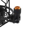 Black/Silver Metal Microphone Shock Mount Adjustable Microphone Mount Holder  Studio Recording