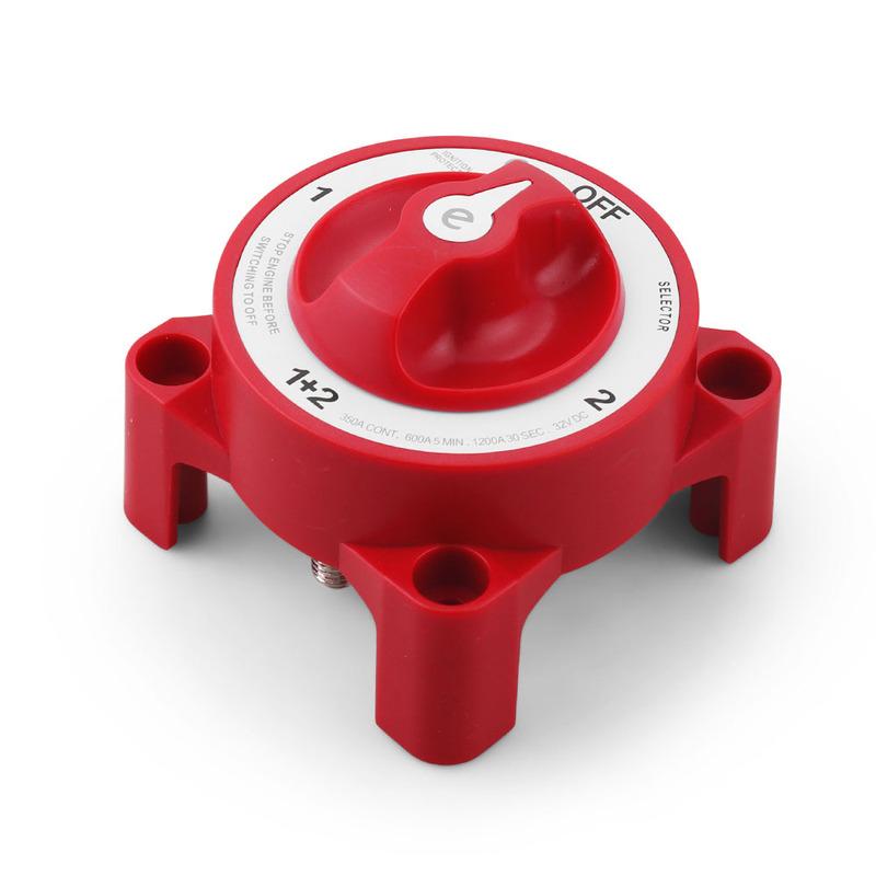 9001E 32V 350A Battery Disconnect Switch Selector Disconnect 4 Position 3 Pins for Marine Boat Truck RV ON and OFF