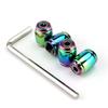 4Pcs/Set HAUSNN Anti-Theft Tire Valve Stem Caps for Car Trucks Motorcycles Valve Stem Cap Dustproof Seal Lock Tight Fit