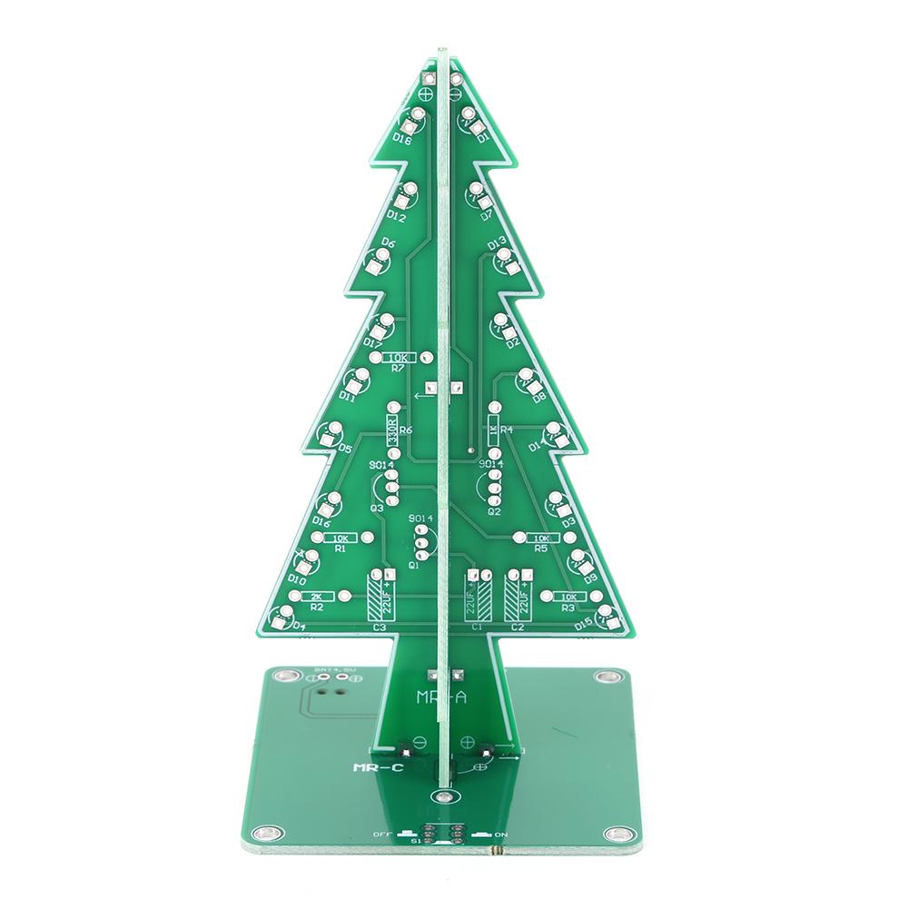 DIY Soldering Practice Kit with Energy Efficient Flashing Lights for Handmade Christmas Tree Decor