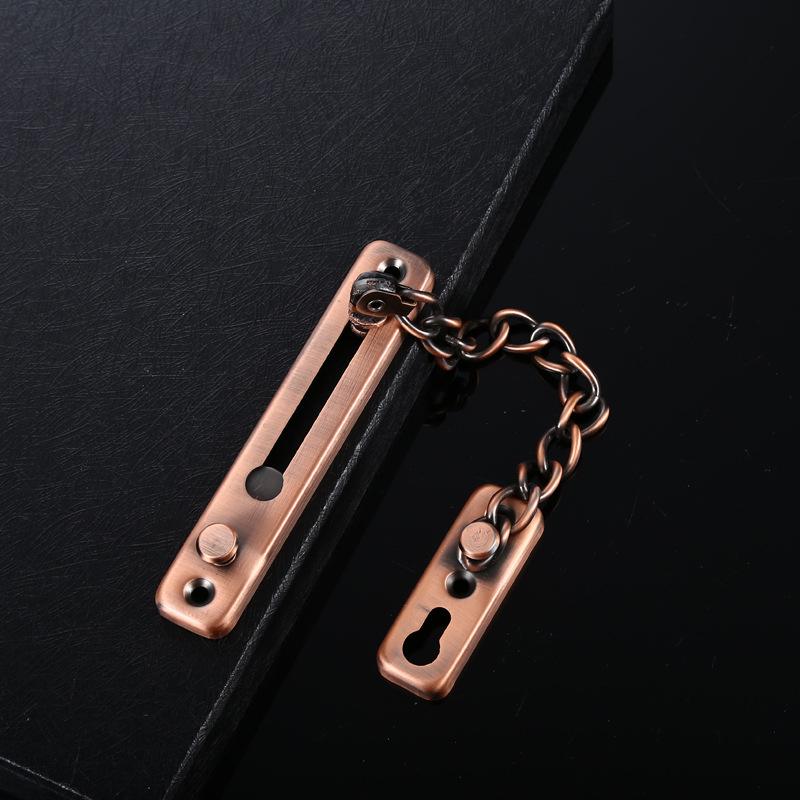 304 Stainless Steel Punch-Free Anti-Theft Door Lock for Hotels and Dormitories