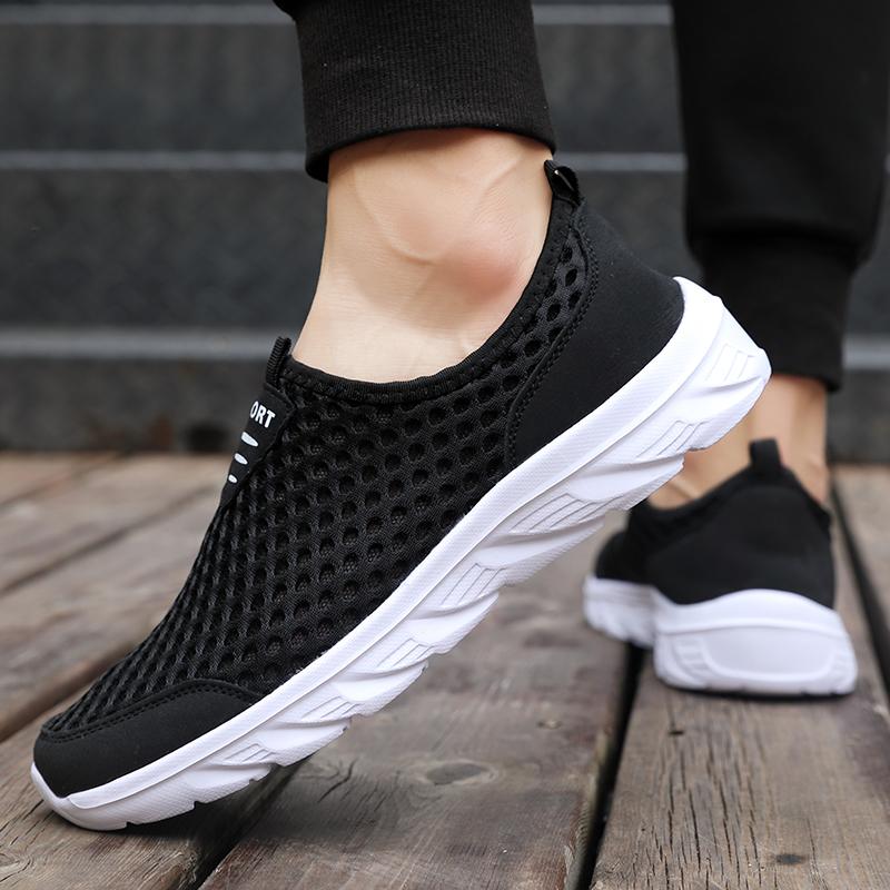 Breathable Men Casual Sneakers Lightweight Male Anti-slip Causal Shoes Outdoor Men's Loafers Soft Walking Flats Jogging New