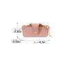 PU Leather Glasses Case with Bag Pendant Chain Reading Glasses Storage Bag Snap Button Eyewear Cover Sun Glasses Spectacle Case