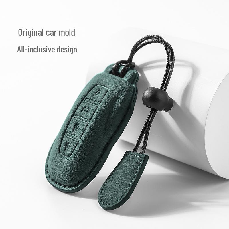 2022 Ford Territory Schlüsselhülle: Wildleder-Fernbedienungsschale mit Schnalle