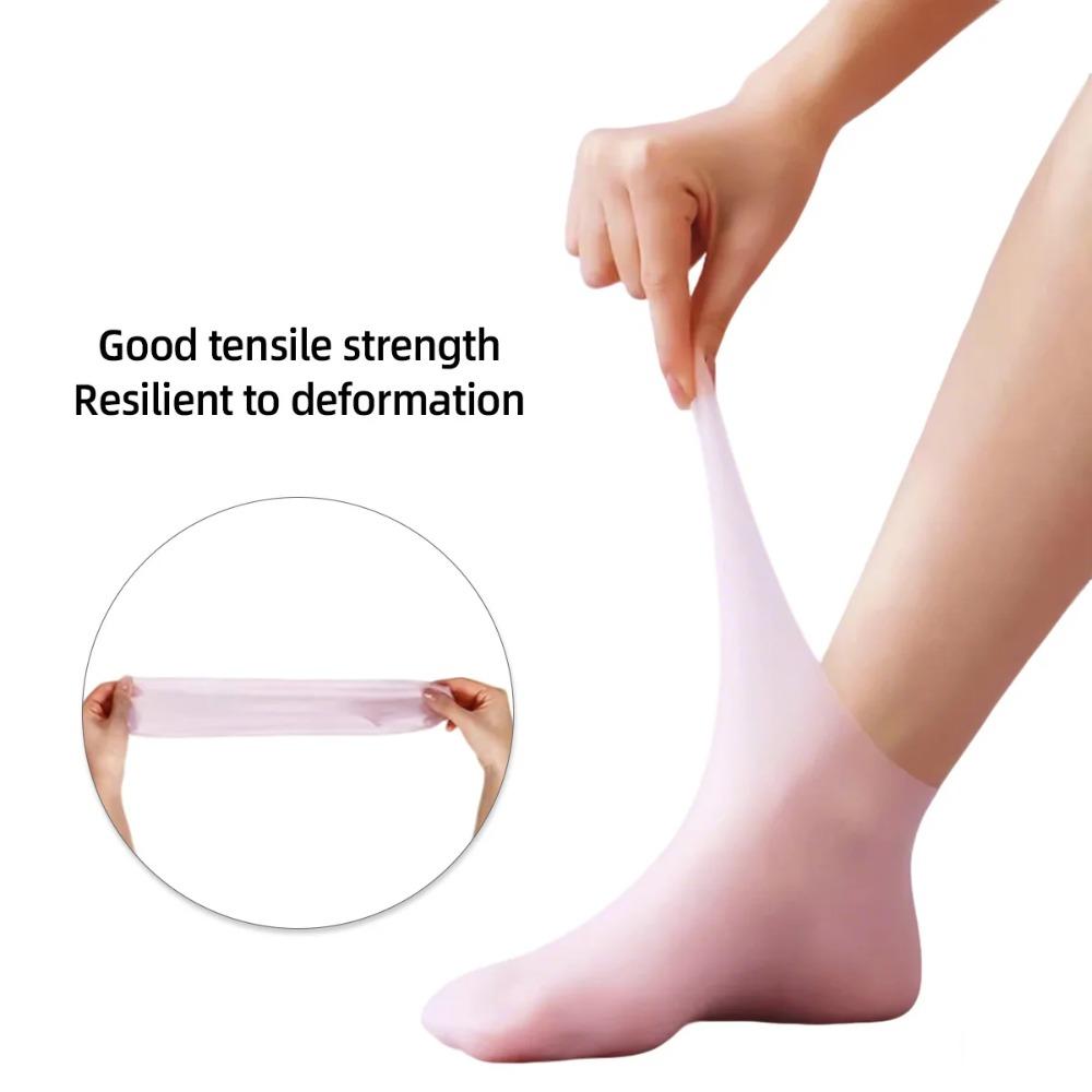 Silicone Gel Moisturizing Socks Skin-Friendly Foot Care for Dry Cracked Feet