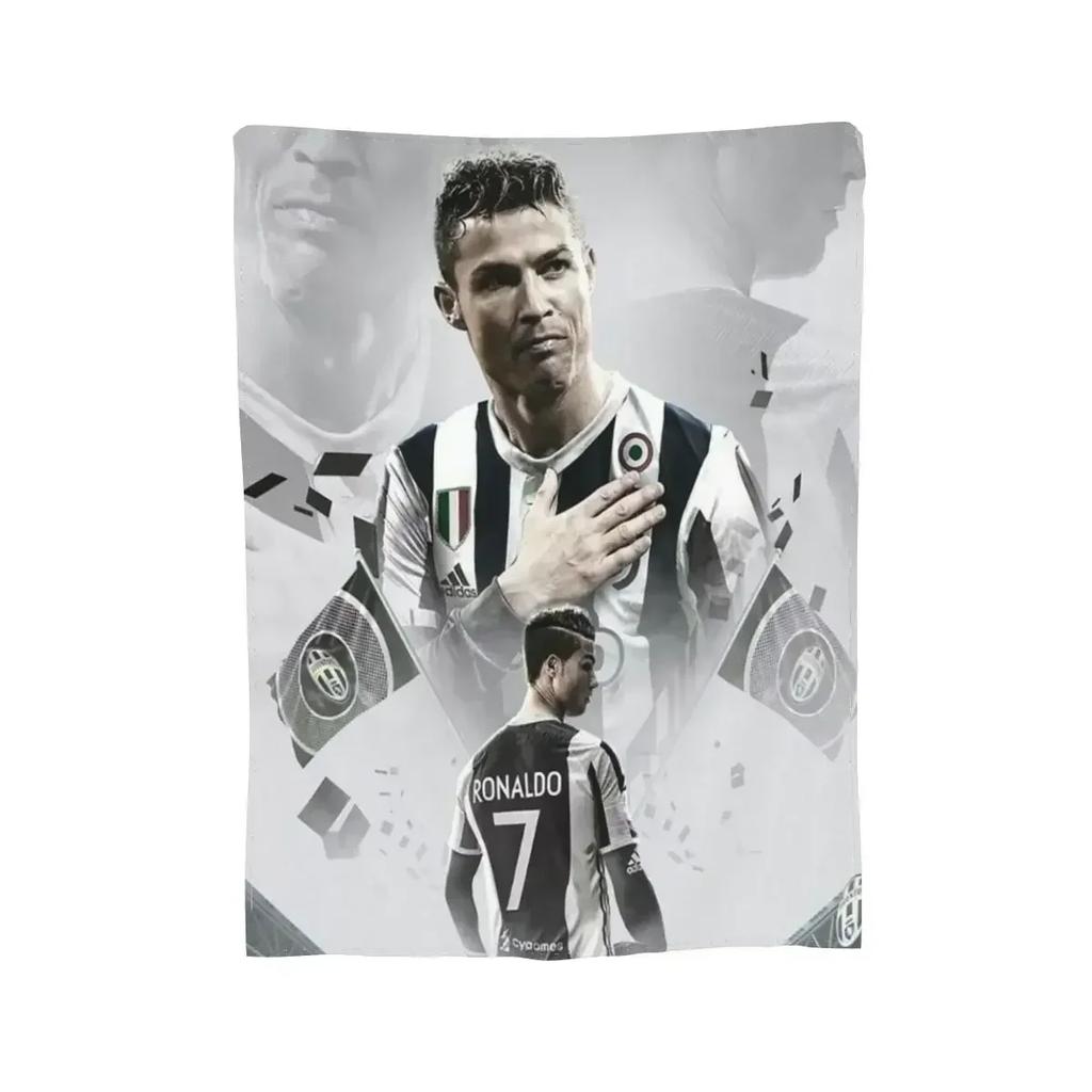 CR7 Cristiano Ronaldo Blankets Soft Warm Flannel Throw Blanket Bedding for Bed Living Room Picnic Travel Home Sofa