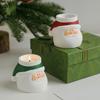 Christmas Scented Candles Santa Claus Wax Decoration Creative Jar Candles Christmas Gifts Handmade Aromatherapy Candles