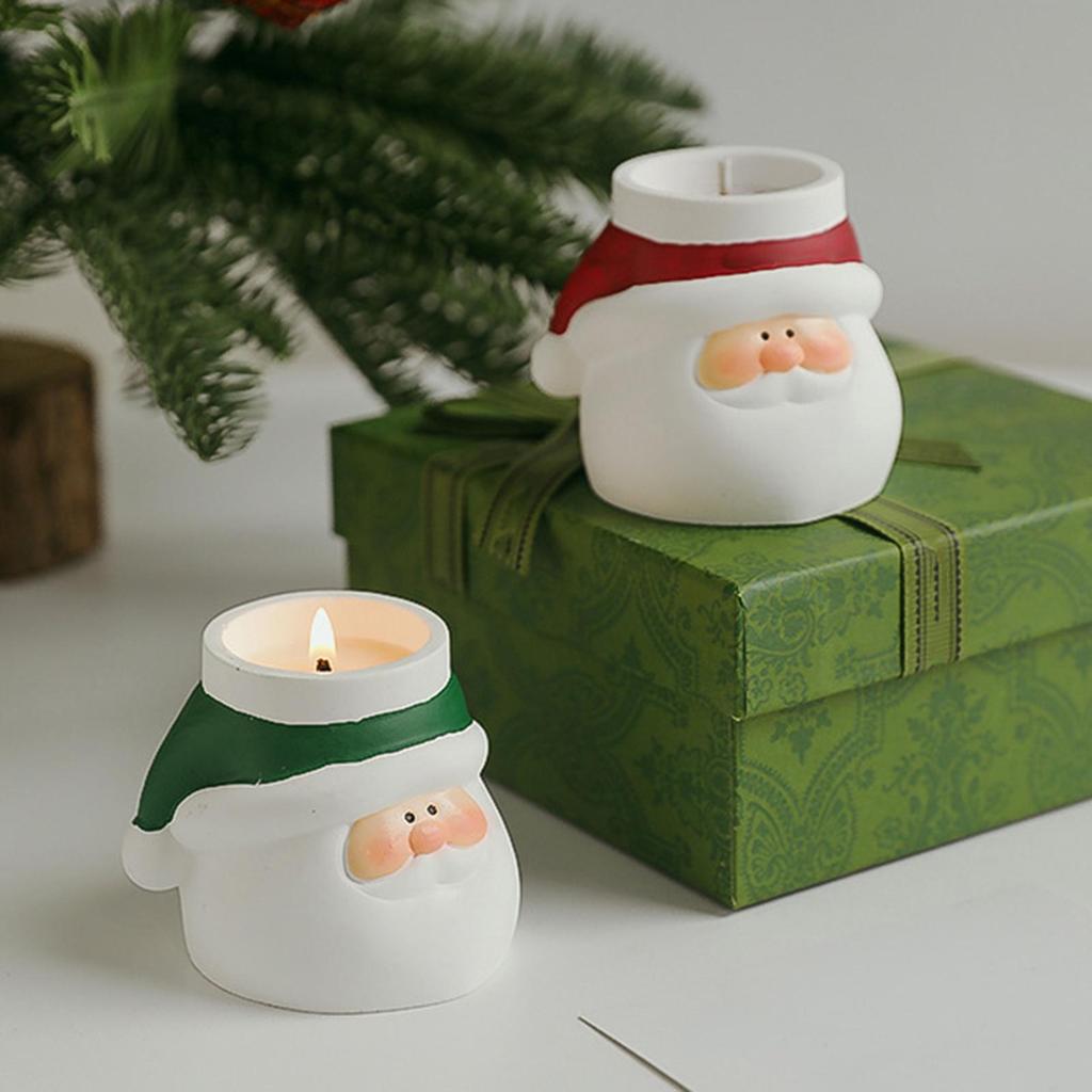 Christmas Scented Candles Santa Claus Wax Decoration Creative Jar Candles Christmas Gifts Handmade Aromatherapy Candles