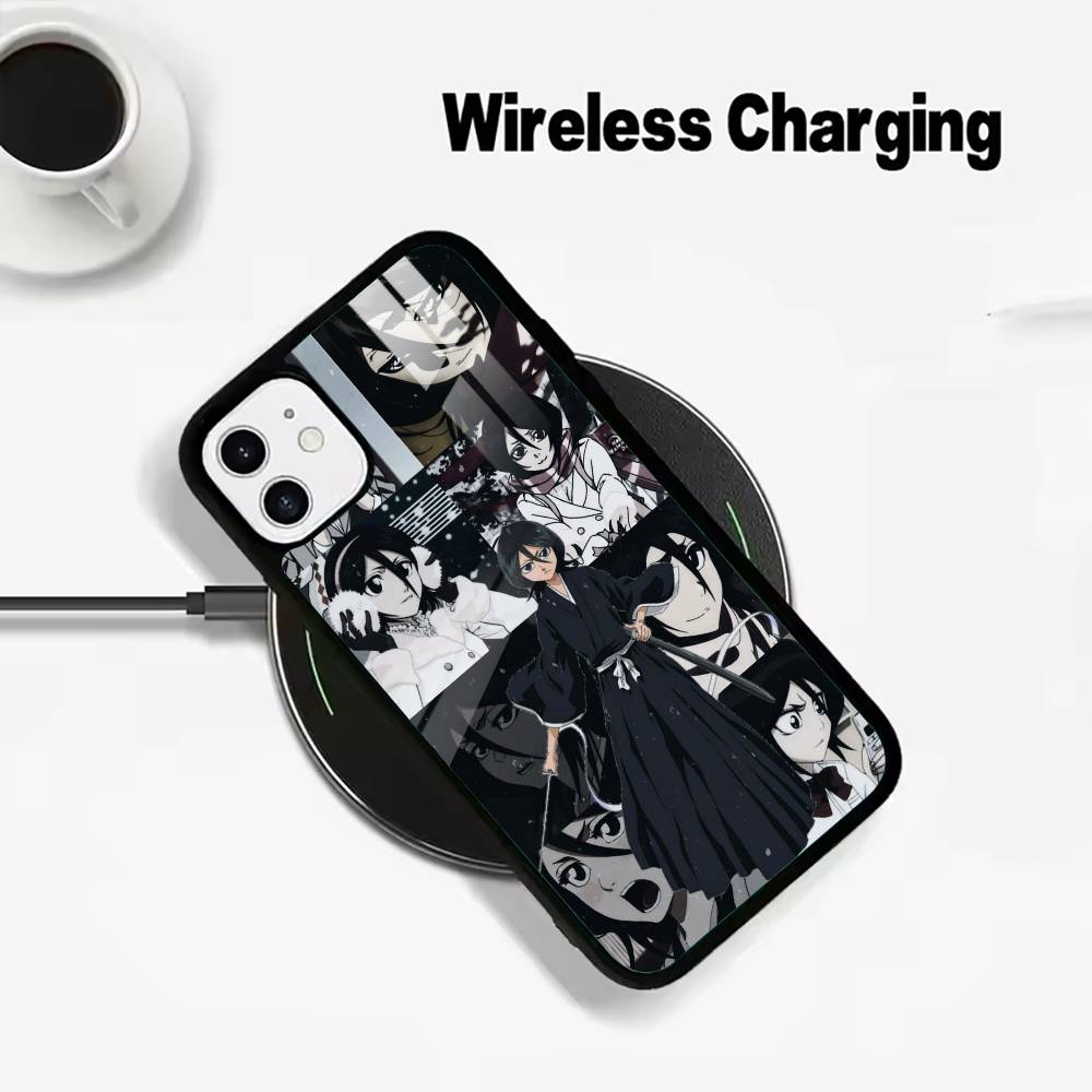 B-Bleach- anime-Rukia- Kuchiki Für IPhone17 16 15 14 13 12 11 Plus Pro Max Plus Kabelloses Ladegerät Handyhülle