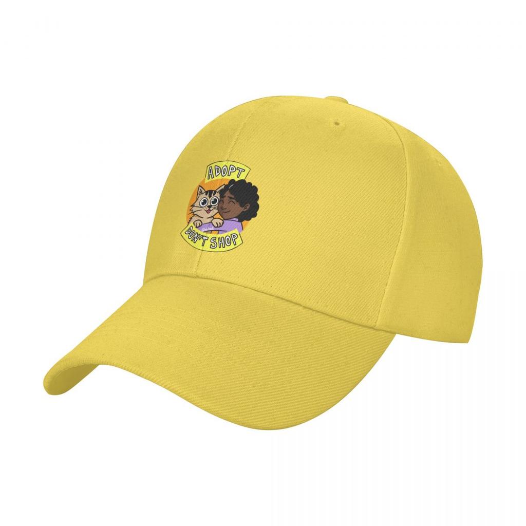 Adopt don't shop ! (cat version) Baseball Cap Hat Man For The Sun cute Unique hats Golf Mens Caps Women's