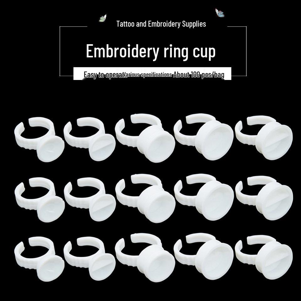 Microblading Pigment & Eyelash Glue Ring Cup