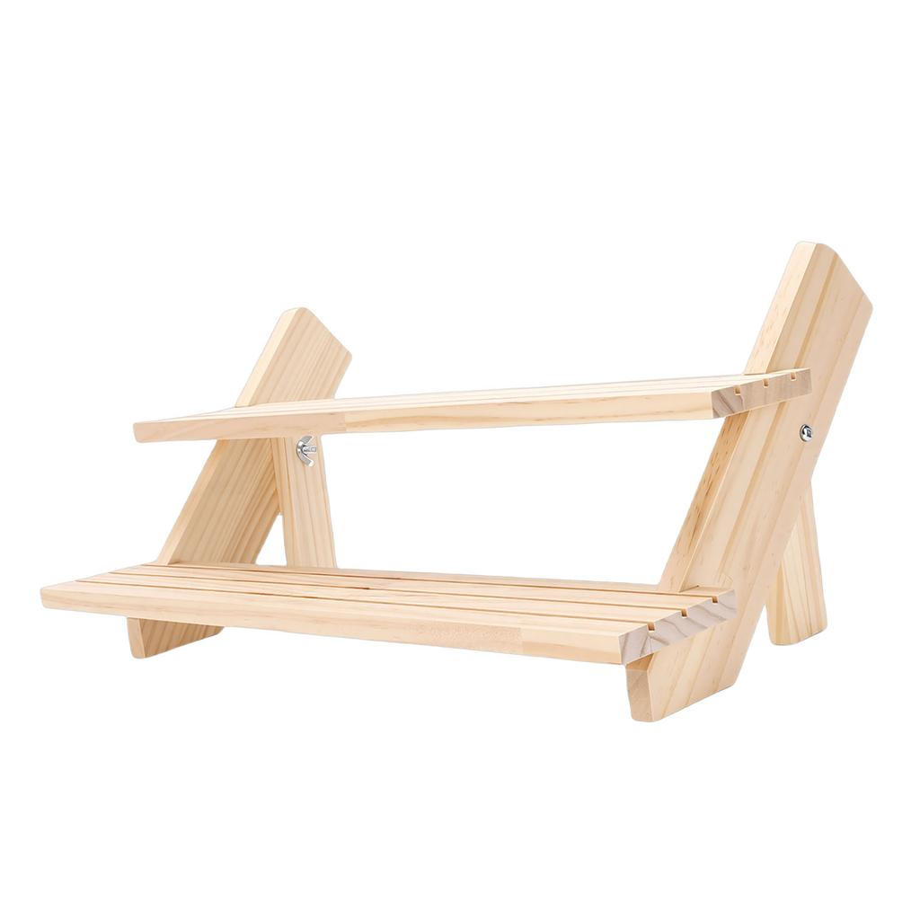 2 Tier Earring Display Stand for Selling Wood Retail Jewelry Card Display Stand Rings Holder Multipurpose Shelf