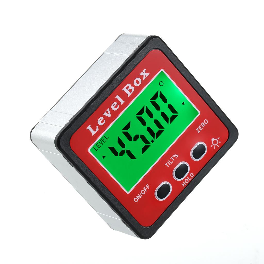 Magnetic Digital Level Angle Finder Inclinometer for Woodworking Car Repairing Angle Tilt Switch with Backlight