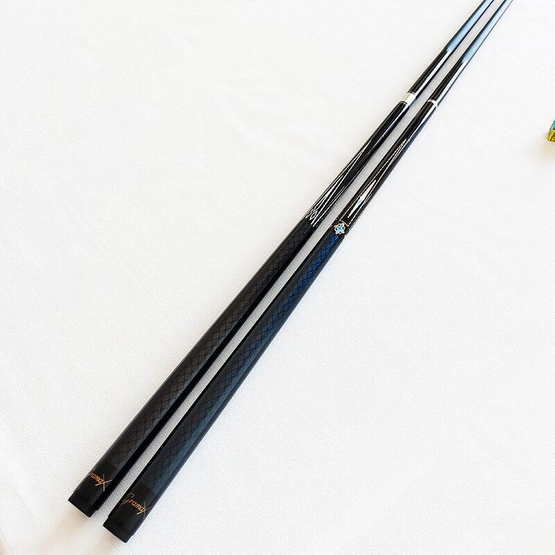 10mm 11.5mm 13mm Carbon Fiber Black Tech Pool Cue Snooker 8-Ball 9-Ball Cue Stick 1/2 Split Billiard Cue Stick