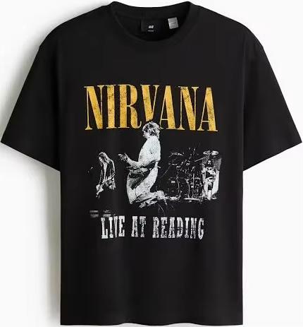 2026 Relaxing For Summer New Nirvana Band TShirt Fashion Cotton Vintage Rock Unisexs Short Sleeves Loose Trend Y2k HipHop Shirt