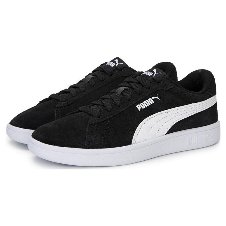 Puma Smash 3.0 Black White Unisex Sneakers 390984-01