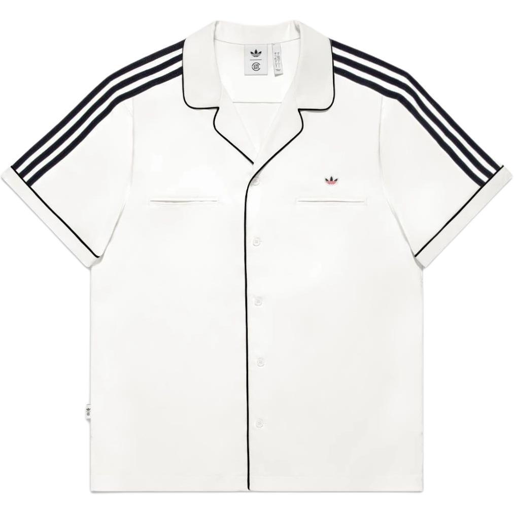 adidas x CLOT Bowling Shirt Asia Sizing  White  Men s IY8685 XL
