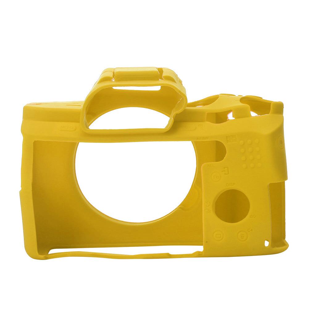 

Healthy and Tough Digital Camera Silicone Cover for Sony A72 A7R2 A7S2 Washable Protector жёлтый